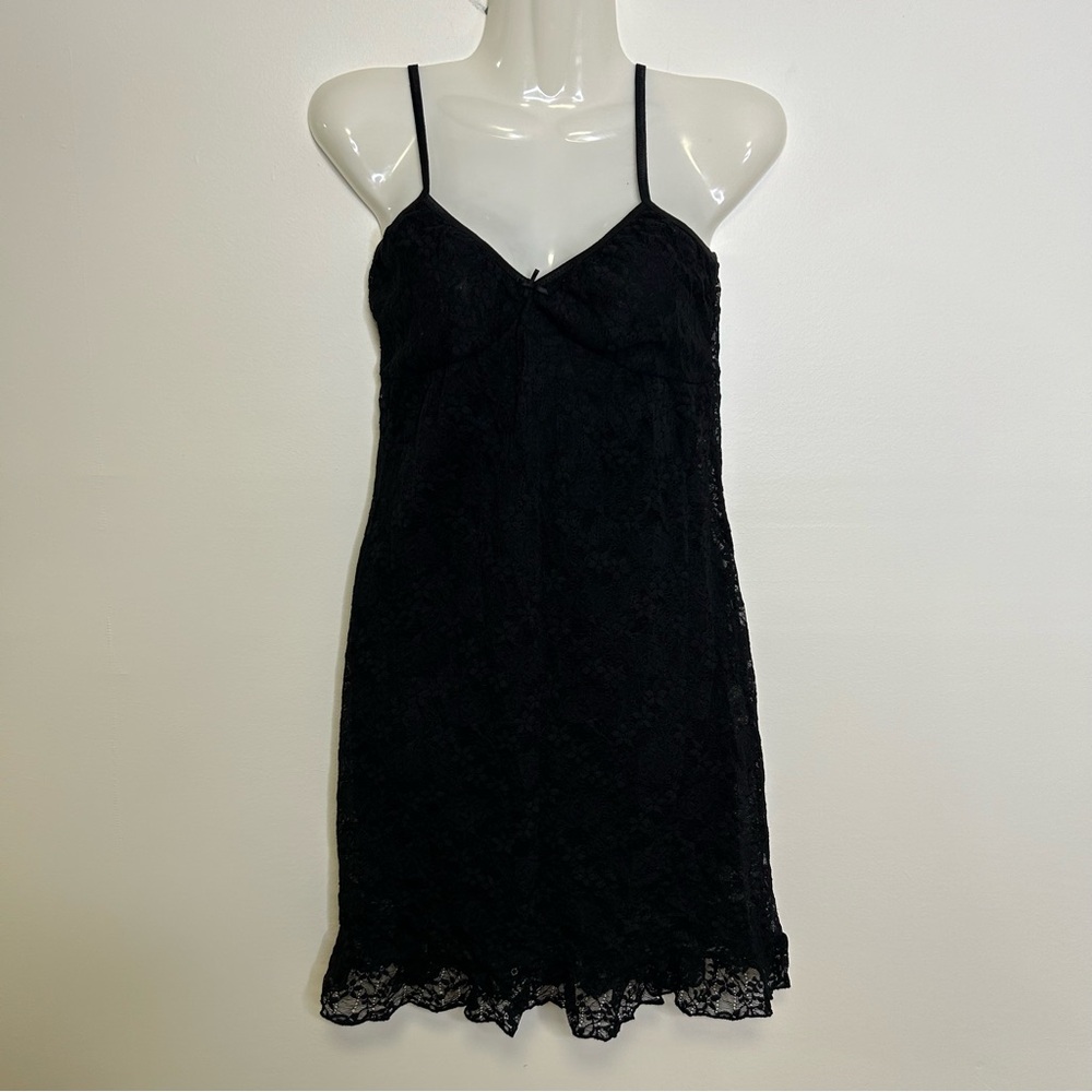 ◾️Vintage Donna Lace Overlay Slip